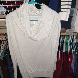 Beige slouchy long sleeve